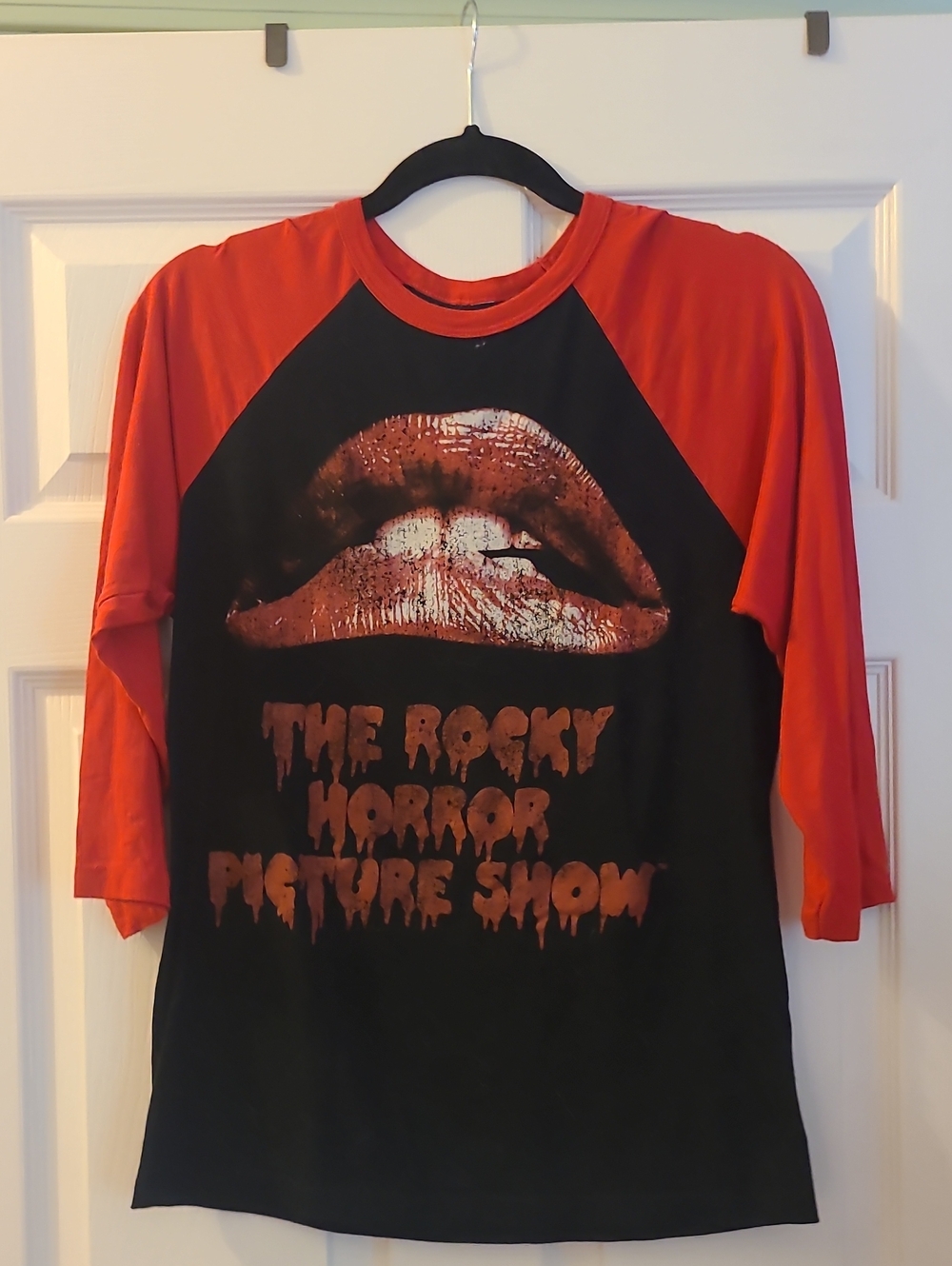 The Rocky Horror Picture Show Raglan Tee - Black & Red